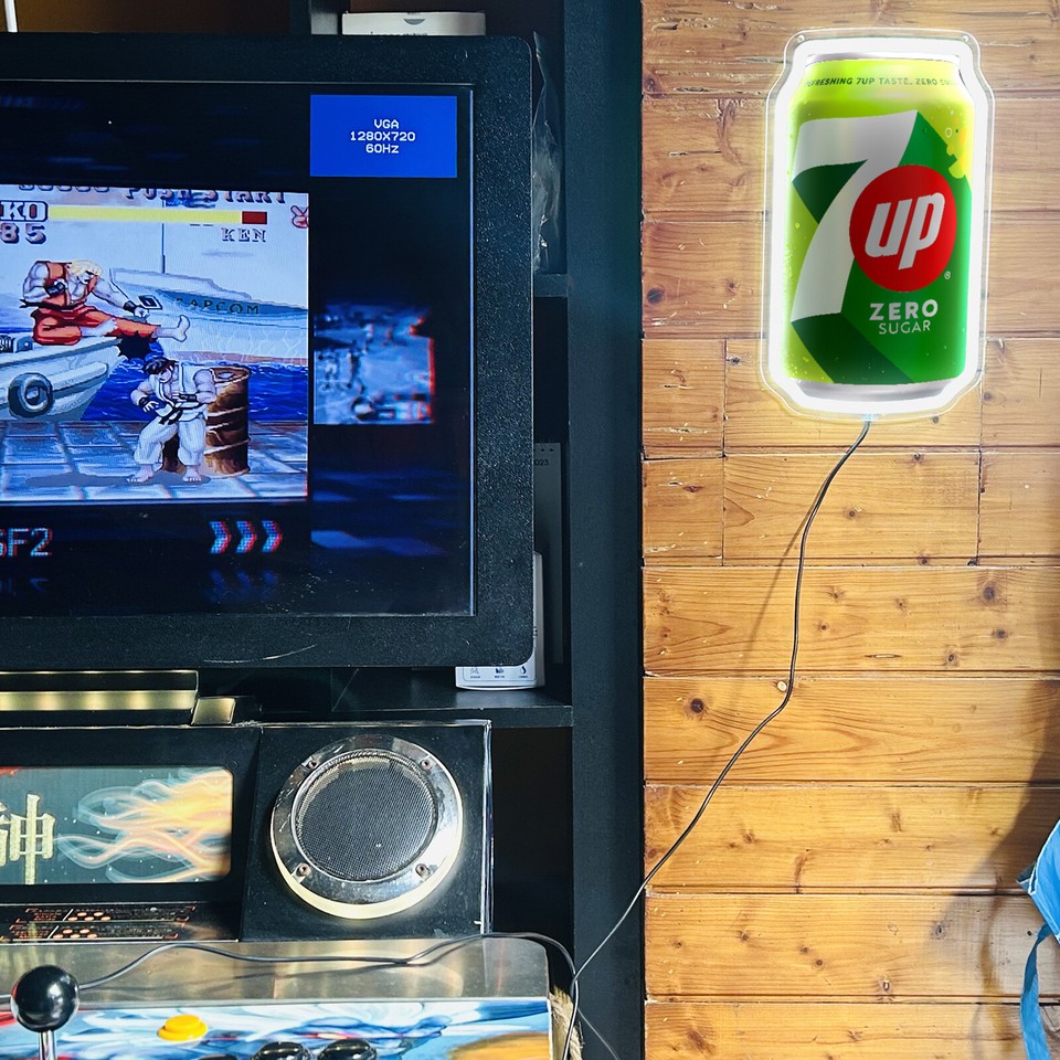 7up Soda Can Neon Sign Light Pub Party Canteen Store Art Wall Decor 12