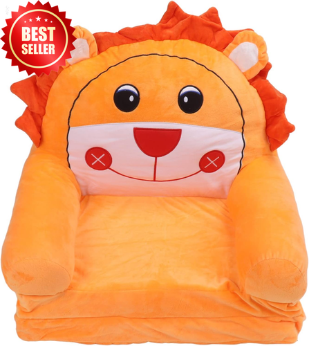 2-in-1 Kids Toddler Fold-Out Couch, Plush Personalized Chair, Mini Baby Sofa Bed - Picture 9 of 12