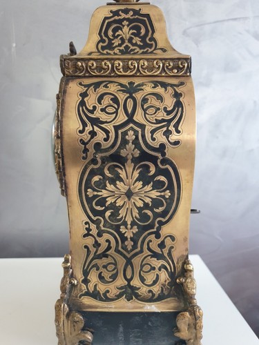 Ancien Cartel pendule Boule LOUIS XV en bronze et Marqueterie - Bild 9 von 12