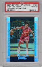 2004-05 BOWMAN CHROME REFRACTOR JOSH CHILDRESS ROOKIE #126 PSA 9 MINT  **POP 1**