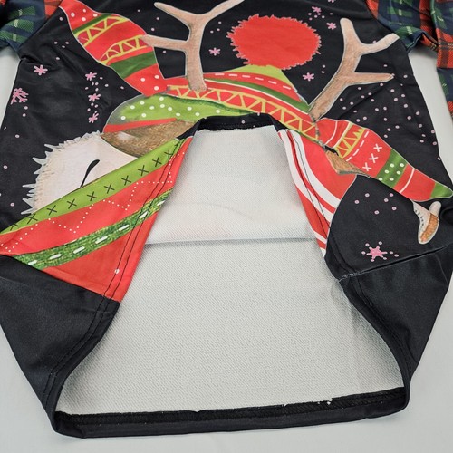 Women's Top Reindeer Holiday Mood Long Sleeve Sz S - Picture 3 of 13