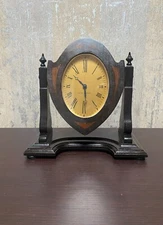 Vintage Seth Thomas Wood American Table Clock Mechanical Operating
