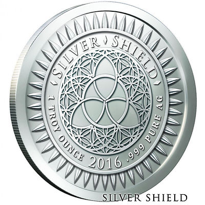 2016 VOTE TRUMP 1 oz .999 SILVER SHIELD ART / First 