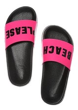 Victoria's Secret Pink Single Strap Sandal Slides Slippers Small NWT Pink
