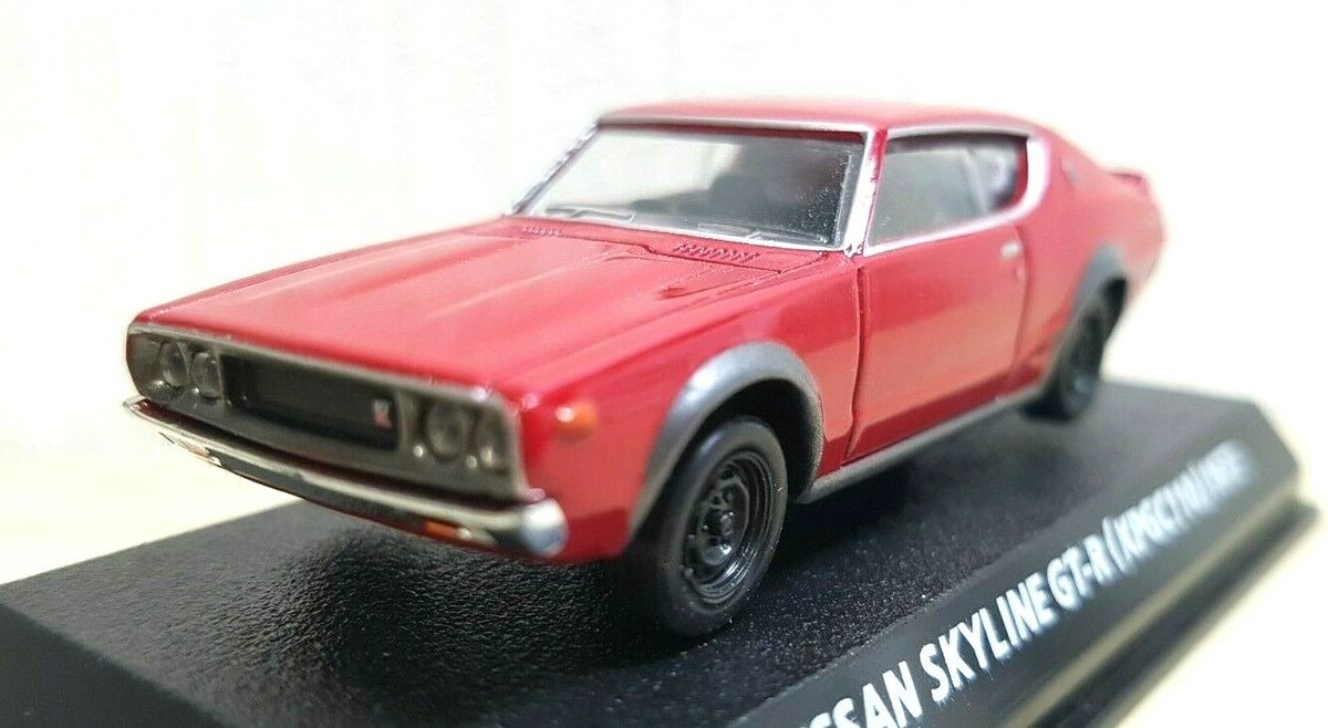 1/64 Konami NISSAN SKYLINE GT-R 2000 KPGC110 Kenmeri RED diecast