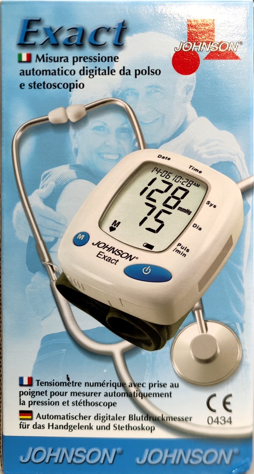 Misura pressione digitale da polso e stetoscopio Johnson
