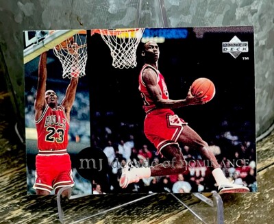 Michael Jordan Card INSERT SP AUTHENTIC CHROME SILVER FOIL 90 s BULLS JERSEY #23
