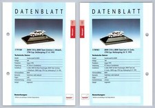 BMW 318 is #119/120 Motorsport - Herpa Data Sheet