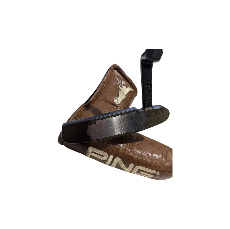 Rare 1998 PING ANSER F LTD ED #1487 124 TI PIXELS 36" ISOFORCE PUTTER W/HC att - Image 3 of 4