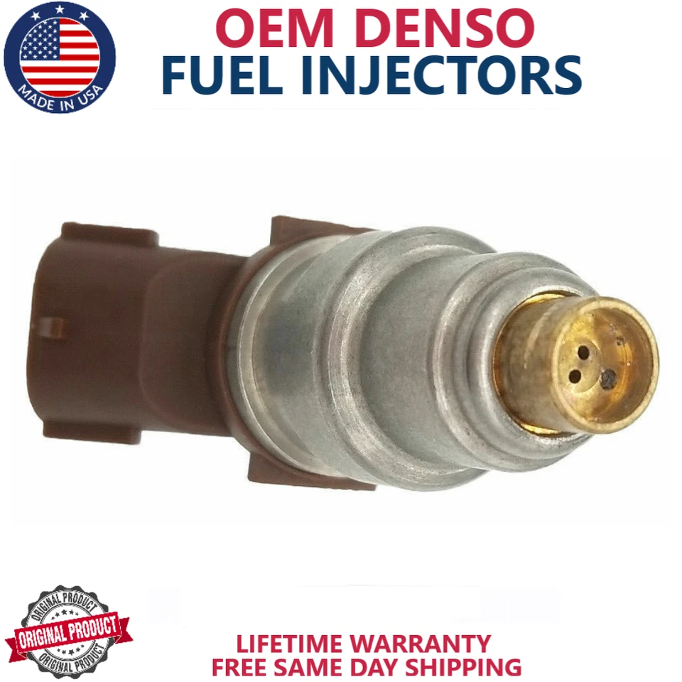 x4 OEM DENSO Best Upgrade Fuel Injectors For 1996 -1998 Toyota T100 2.7L I4 - Image 3 of 4