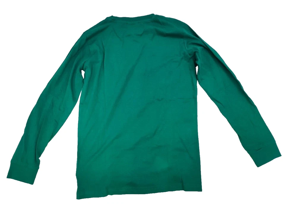 Langarm T Shirt Champion  Kids L Graphic Shop Baumwolle Grün Long Sleeve - Bild 2 von 4