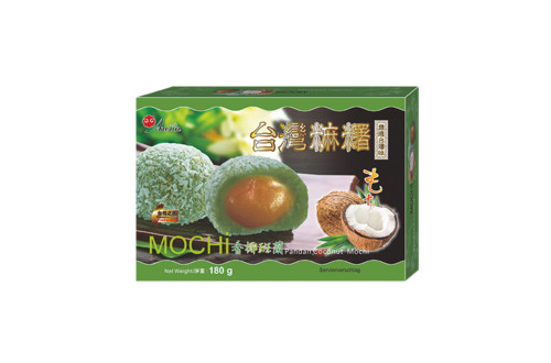 180g Mochi Kokosnuss Pandan Geschmack 6 Reiskuchen Mochis Kokos Coconut