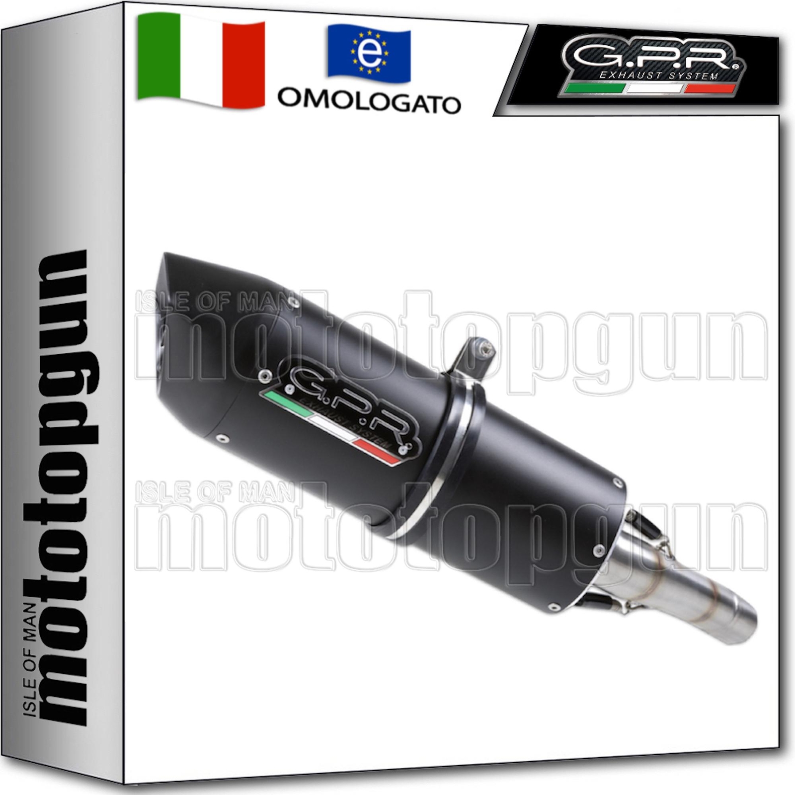 GPR SCARICO OMOLOGATO FURORE EVO4 NERO VOGE VALICO 525 DSX 2023 23 2024 24