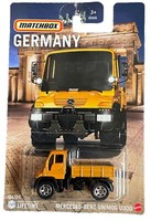 Matchbox Mercedes Benz Unimog U300 04/24 Germany HVV25 1:64 Lkw Modellauto Ovp
