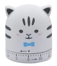 Cute Tiger Shaped Time Manager Mechanical Kitchen Timer for Kitchen, Study, D...