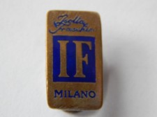Distintivo rovescio Isotta Fraschini variante1 10 x 19 mm vecchio e originale