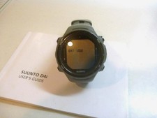 Orologio da polso Suunto D4i Dive Computer Cinturino Silicone Grigio Accessori inclusi Usato