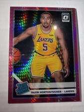 2019-20 Donruss Optic Talen Horton-Tucker Rated Rookie Pink Hyper Lakers (RC)