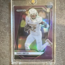 Panini 2025 Prizm Travis Hunter Purple Prizm Rookie #20 80/99 Jaguars Football