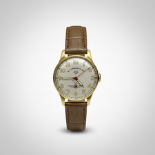 Rare Sturmanskie USSR Gold Plated Mechanical Watch 1955 Soviet Vintage 15 Jewels