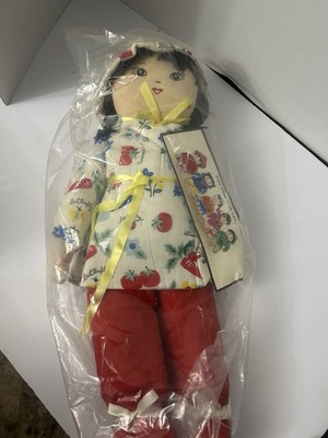 VTG.  2000 BUILDING FAMILIES CHINESE ORPHAN  RAG DOLL, ORIG. CLOTHES, VHTF