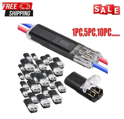 100X 12V 2Pin Cable Wire Connector Plug Waterproof Sealed For Electrical Car UK - Image 1 of 4