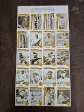 ⚾ 1988 Pittsburgh Pirates Negro League Stars Uncut Sheet