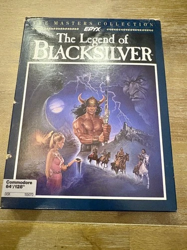 The Legend of Blacksilver (Commodore 64) w/ Box, Disk, Map and Handbook