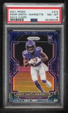 2021 Panini Prizm Rookie Navy Camo 23/25 Ihmir Smith-Marsette #372 PSA 8 1s6