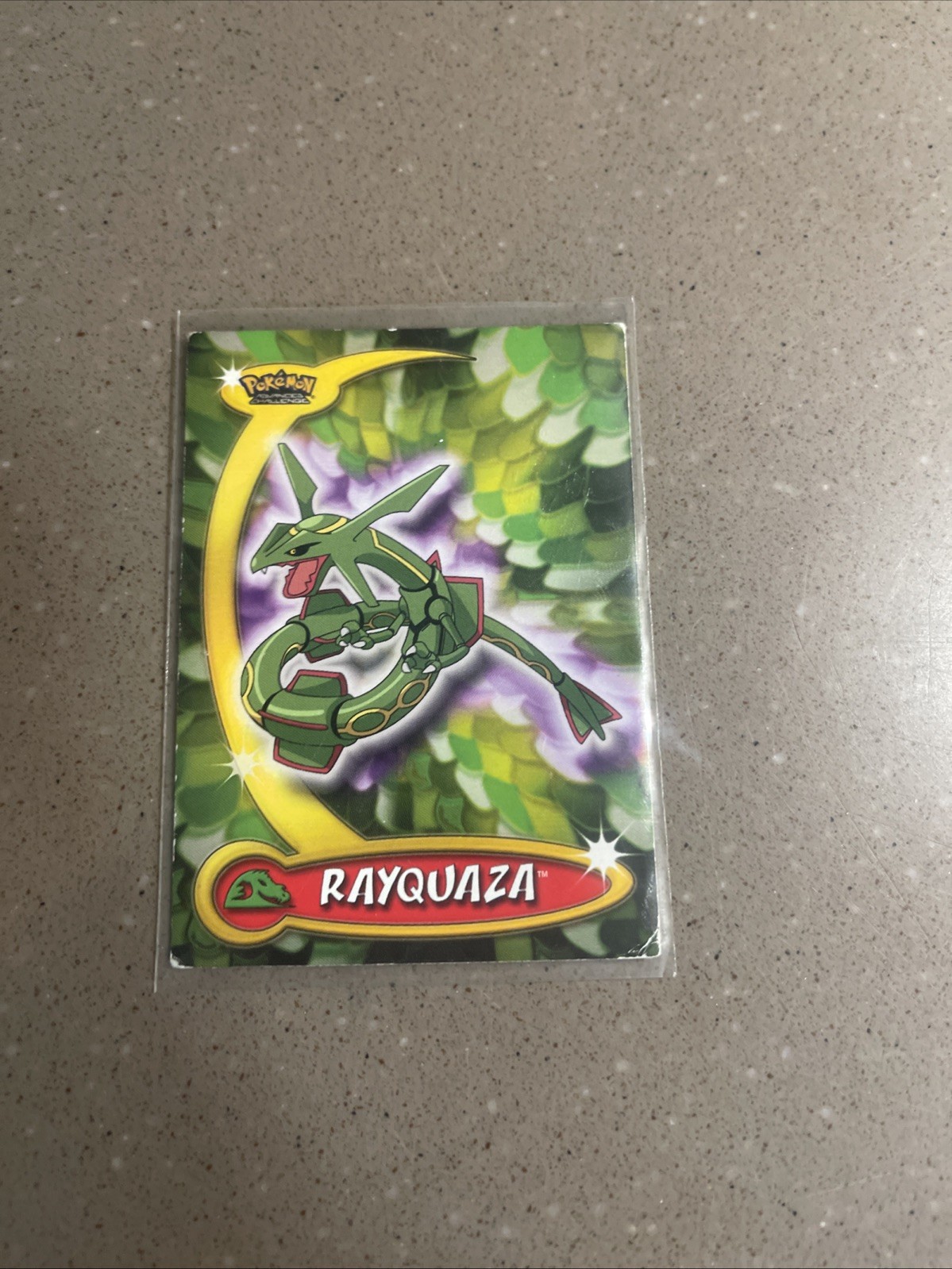Pokemon Advanced Challenge Topps Rayquaza #54 2004 RARE Hard To Find LP