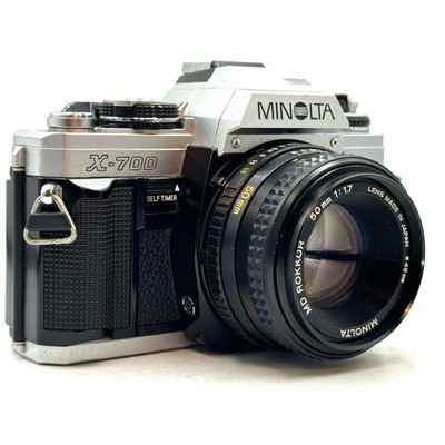 US DDP[N Mint] Minolta X-700 MPS Silver 35mm SRL Film Camera + MD