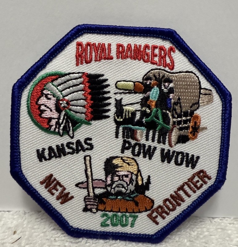 Royal rangers 2007 Kansas Pow Wow batch patch