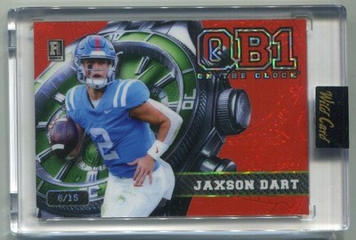 JAXSON DART 2025 Wild Card QB1 RED #OCW-RD-JD2 RC Giants OLD MISSS