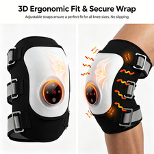 Knee Massager Heat Therapy Vibration Function Infrared Therapy Joint Pain Relief