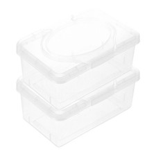 2pcs Plastic Baby Wipes Holder Large Capacity Tissue Dispenser Box Wet Wipe