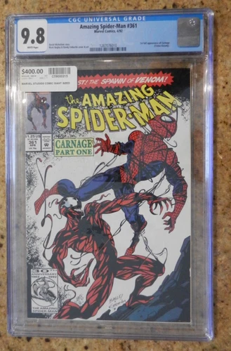 The Amazing Spider-Man #361 (1992) CGC 9.8 **1st App. Of Carnage**