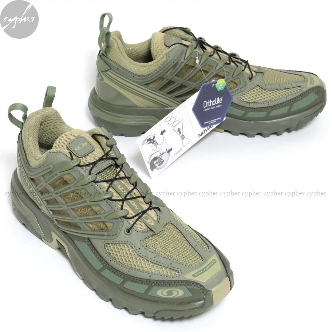 Salomon ACS Pro Sneakers Uomo 10 US 9.5 UK Verde Trail Come Nuove con Scatola