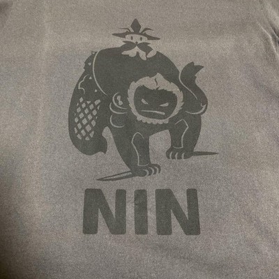 Final Fantasy XIV Ninja Job T-Shirt Grau Größe L FF14 Gaming Tee