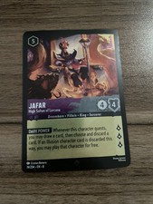 Jafar - High Sultan of Lorcana 74/204 Reign of Jafar Lorcana Cold Foil NM