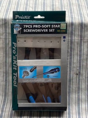 Pro'sKit SD-2302 7PCS PRO-Soft Star Screwdriver Set