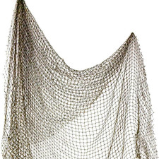 COLIBROX Fishing Net 5'X10' Commercial Fish Netting Old Vintage Decor