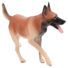  Realistic Dog Toy Figure Decorative Statue Model Animal Figures Doberman Puppy