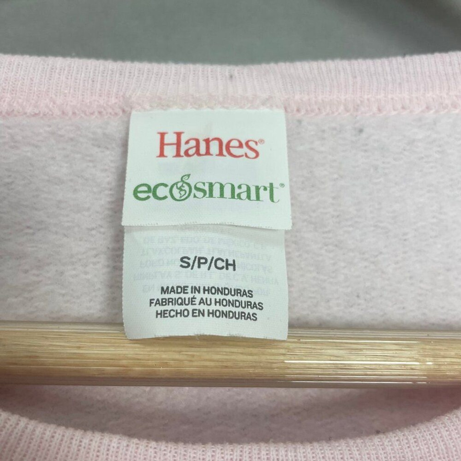 Sweatshirt DIY Vintage Patchwork Patch Light Pink… - image 7