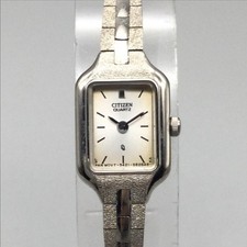 Vintage Citizen Womens Watch 13mm Silver Tone 5421-S21532 New Battery 7"
