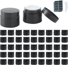 45Pack 2Oz Small Glass Jars with Lids, Lotion Container, Cosmetic Containers
