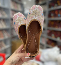 Women Punjabi jutti Indian ethnic mojari Bellie UK size 4-8 Cassata party star
