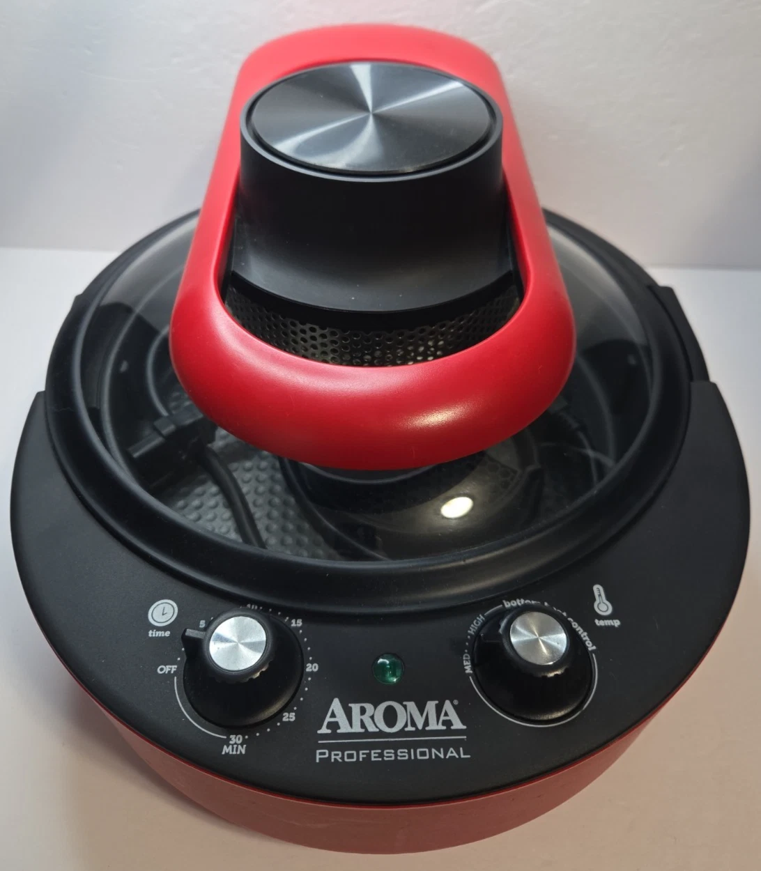 Rare Red Aroma Professional 4.7Qt Air Fryer Multicooker AAF-500R Tested Works
Opens in a new window
