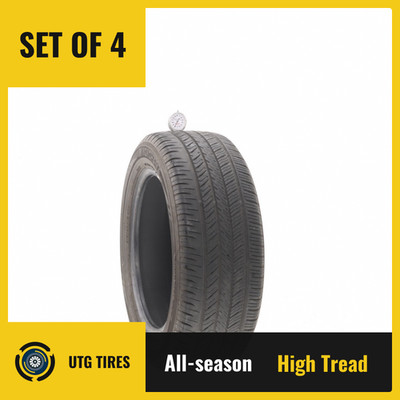 Set of (4) Used 215/55R16 Yokohama YK-GTX 97H - 8-10/32
