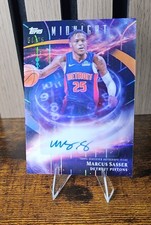 2025-26 Topps Midnight - Stroke of Midnight Auto Marcus Sasser #SM-MS /75 