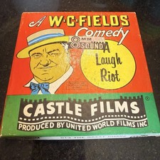 VTG Castle Films Super 8mm Sound W.C. Fields The Great Chase 813 Movie Boxed